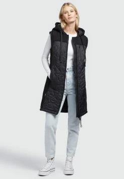 Khujo Fonda - Bodywarmer - Schwarz -Khujo Winkel 0496d080176d4dfdbfd1646b632580cc