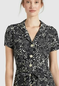 Khujo Goya - Blousejurk - Schwarz Weiß Gemustert -Khujo Winkel 051c340e9bbc46bfa39a80e27732d9e7