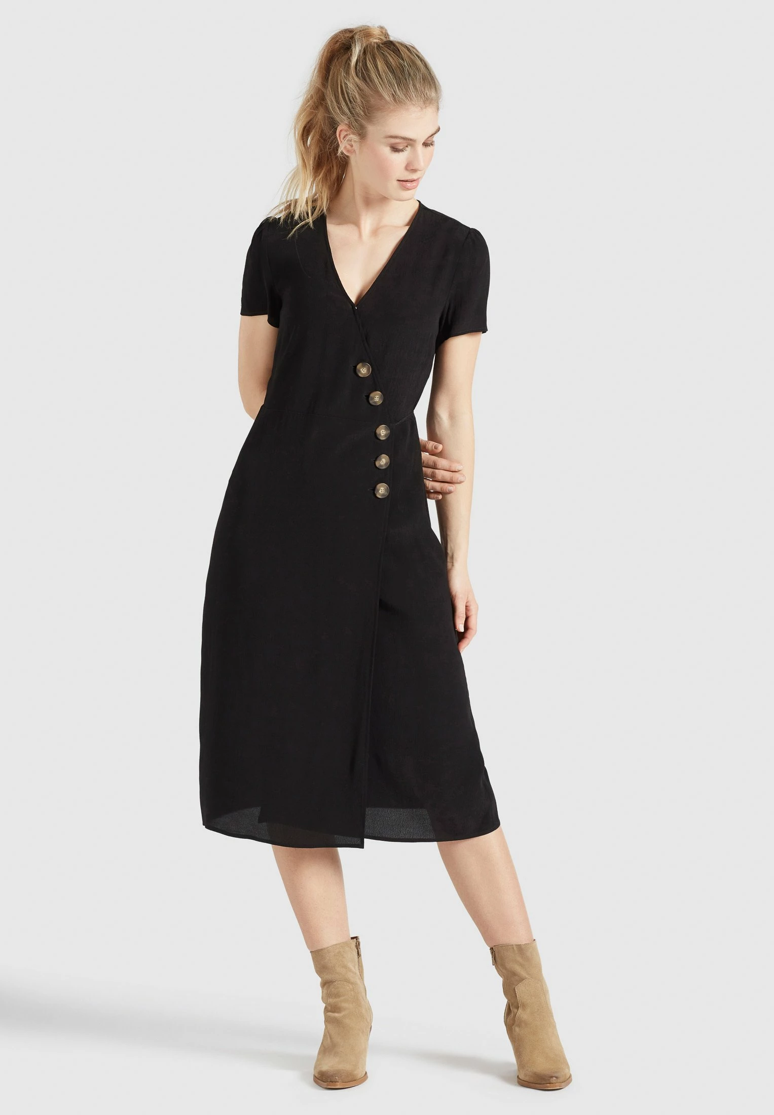 Khujo Porgy - Jurk - Schwarz 3 Khujo Porgy - Jurk - Schwarz