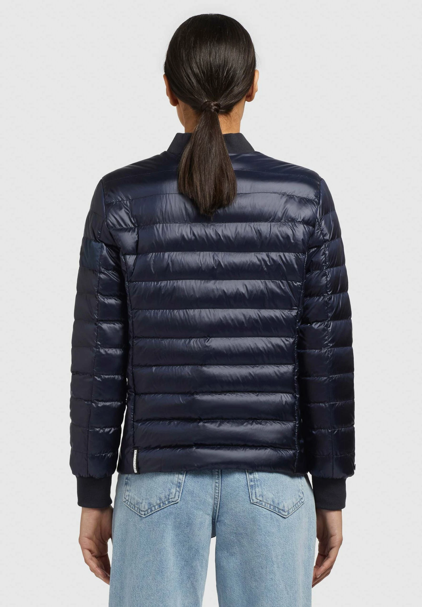 Khujo Maude Shiny - Bomberjacks - Dunkelblau 5 Khujo Maude Shiny - Bomberjacks - Dunkelblau - Afbeelding 3