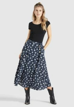 Khujo Hepke - A-Lijn Rok - Blau-Weiß Geblümt 13 Khujo Hepke - A-Lijn Rok - Blau-Weiß Geblümt -Khujo Winkel 0ab067b8b71e4263afeb765f1f4d7016