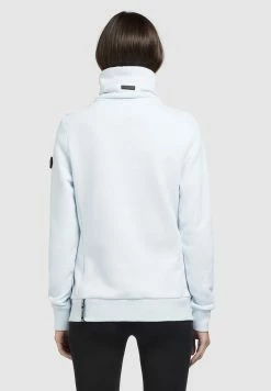 Khujo Tosta - Sweater Met Rits - Hellblau -Khujo Winkel 103f5e9189f94ef09a878cd4d11f1d9e