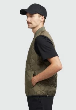 Khujo Liel - Bodywarmer - Olivgruen -Khujo Winkel 12f1792d570f4375b39a019bba8f02e6