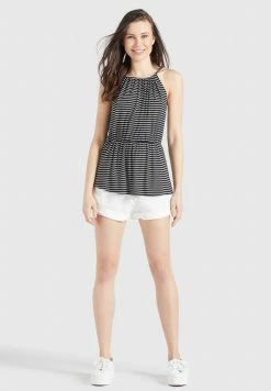 Khujo Valda - Top - Schwarz-Weiß Gestreift 13 Khujo Valda - Top - Schwarz-Weiß Gestreift -Khujo Winkel 1603cdd474854de2a9f2901d225fd7e4