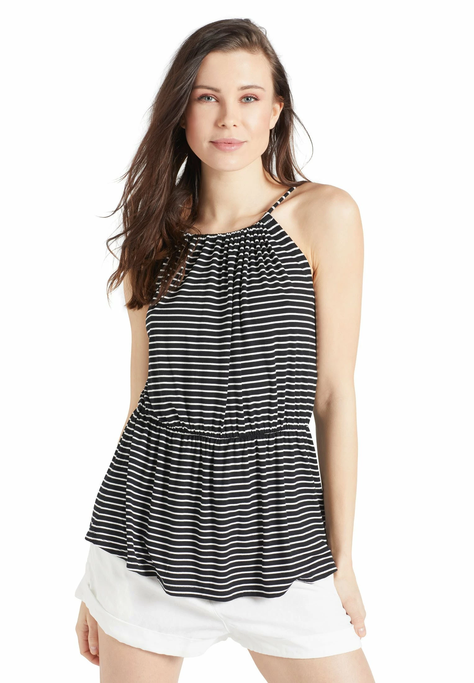 Khujo Valda - Top - Schwarz-Weiß Gestreift 3 Khujo Valda - Top - Schwarz-Weiß Gestreift