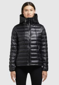 Khujo Lovina4 Shiny - Jas - Schwarz