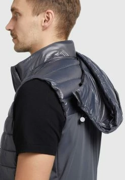 Khujo Wemo Shiny - Bodywarmer - Grau -Khujo Winkel 19f122e002a140d68cd51e04f8de51f4