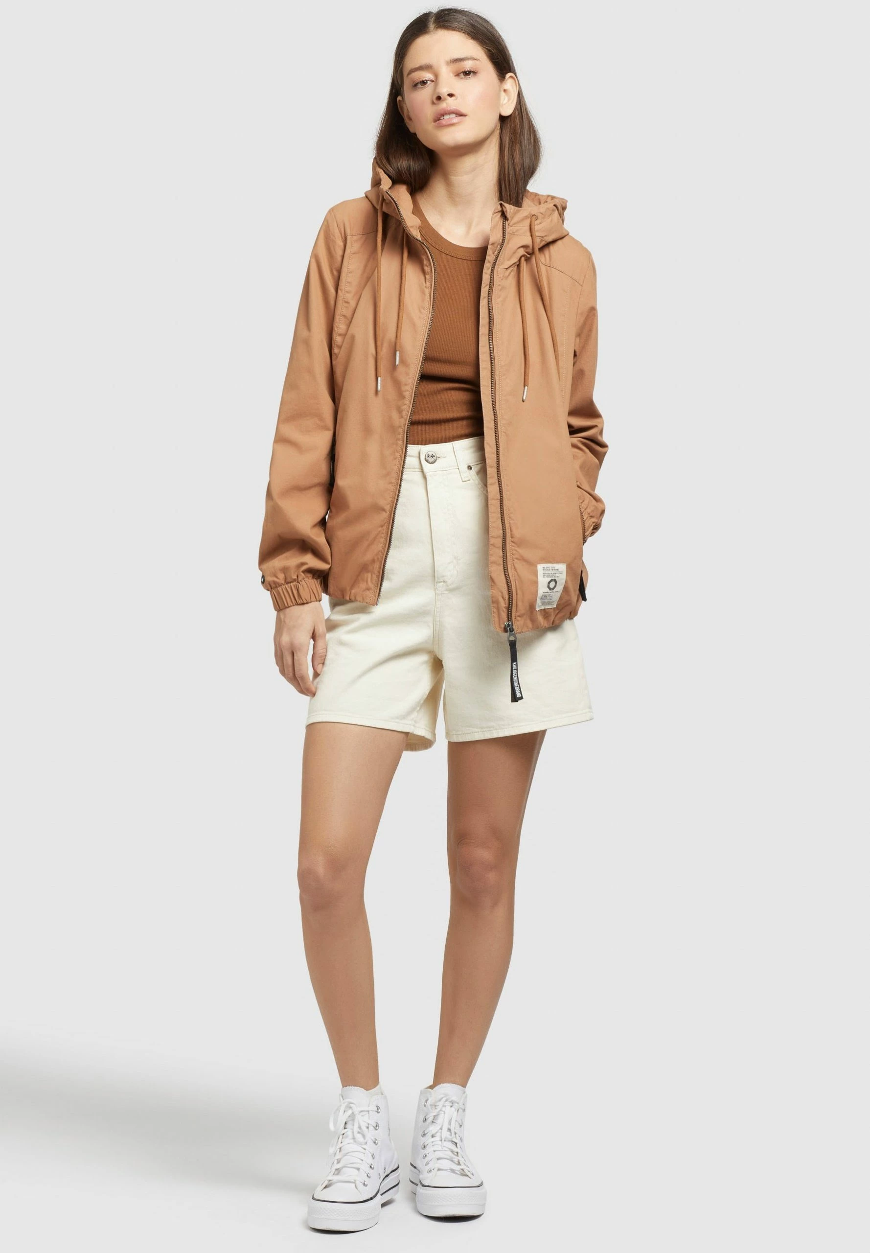 Khujo Rolava - Lichte Jas - Toffee 4 Khujo Rolava - Lichte Jas - Toffee - Afbeelding 2