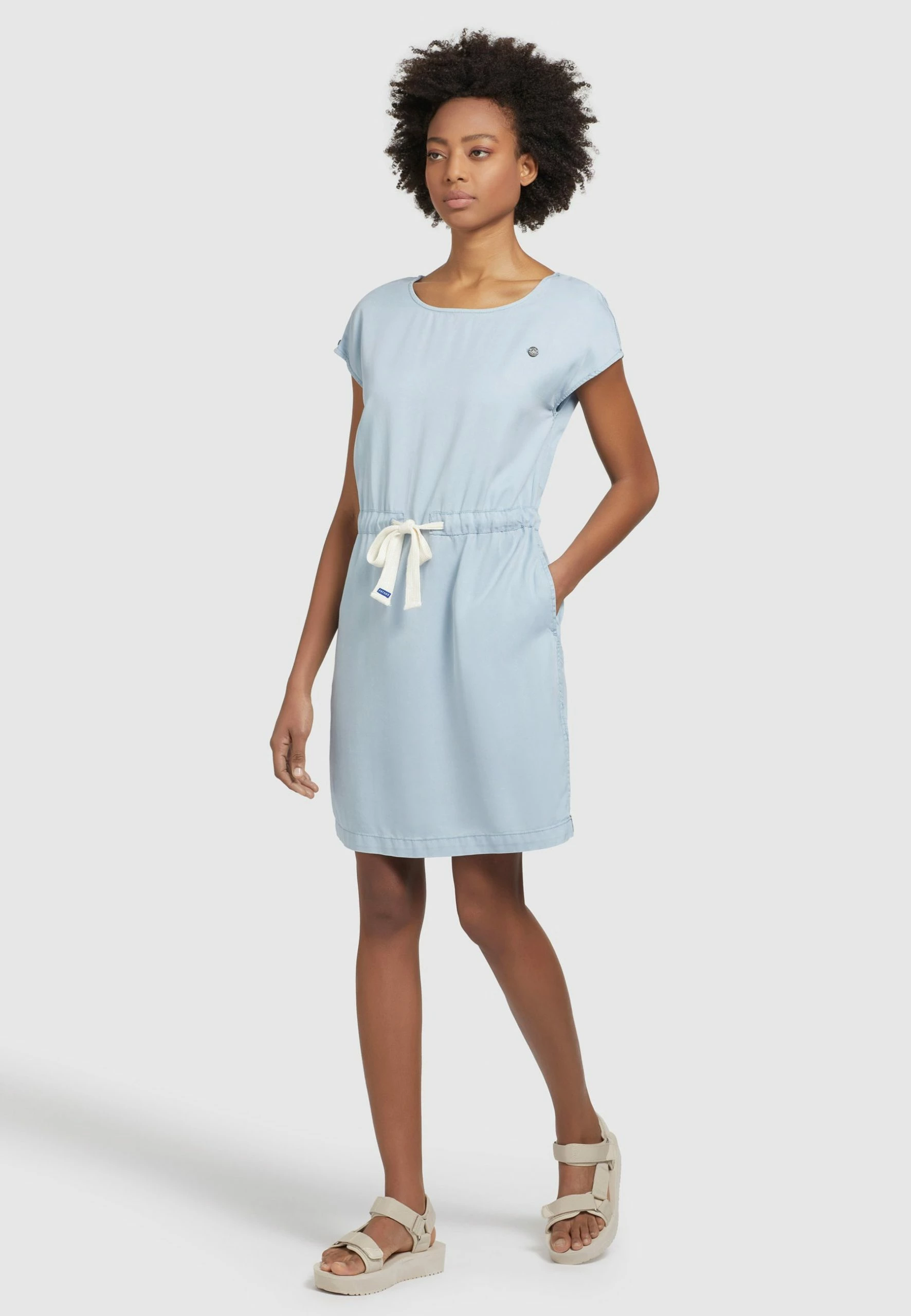 Khujo Hediye - Jurk - Hellblau 4 Khujo Hediye - Jurk - Hellblau - Afbeelding 2