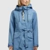 Khujo Lauren - Parka - Blau -Khujo Winkel 35bd8208cc02416ba019baad31c05a6c