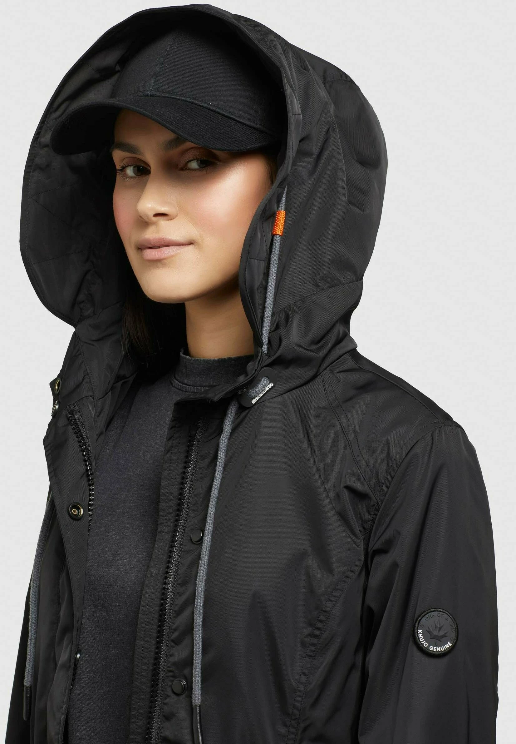 Khujo Debby - Lichte Jas - Schwarz 7 Khujo Debby - Lichte Jas - Schwarz - Afbeelding 5