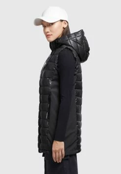 Khujo Becca Shiny - Bodywarmer - Schwarz -Khujo Winkel 3d1b3d80ac534aedbb8db60ee9fe3330