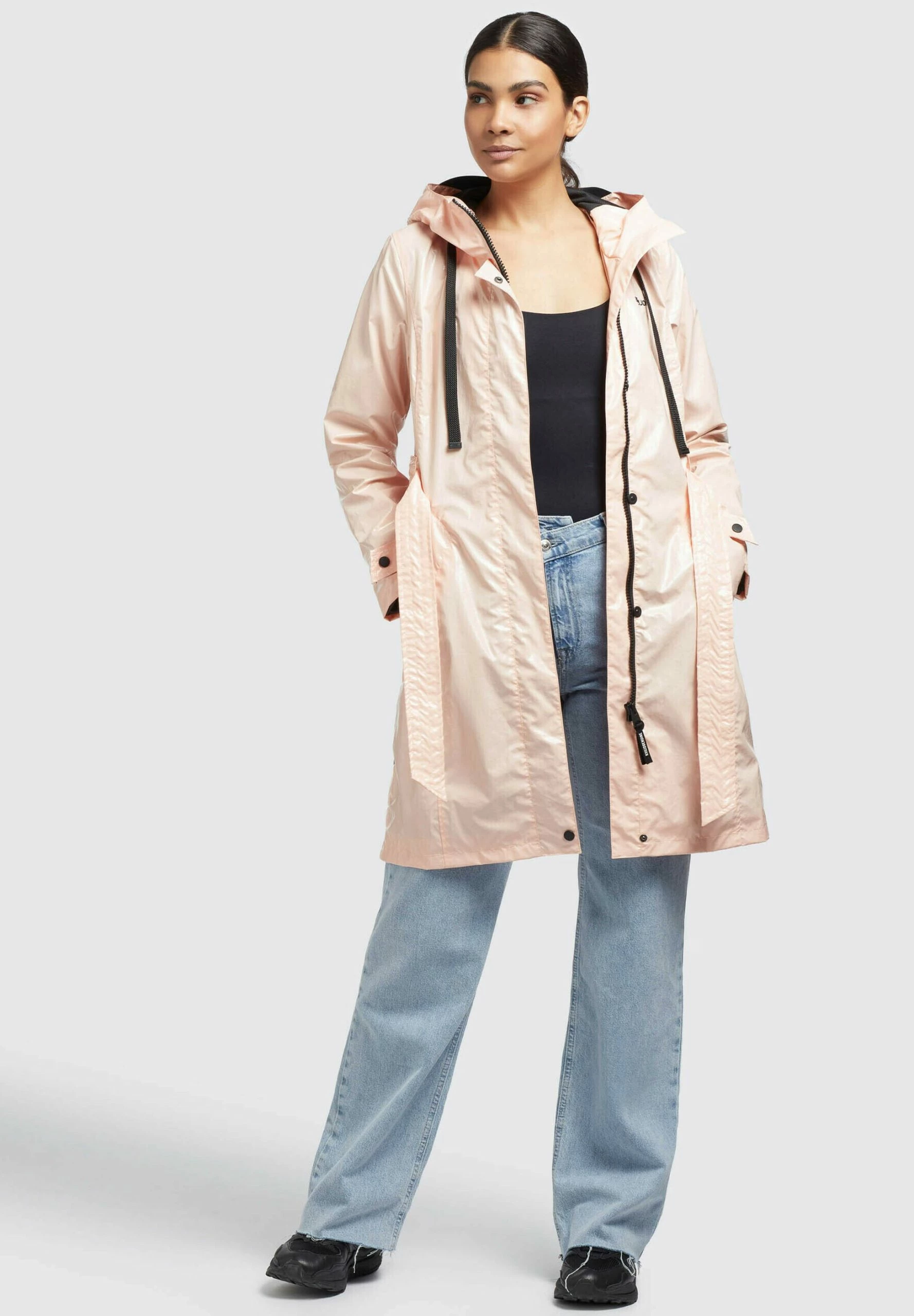 Khujo Alecia - Trenchcoat - Apricot 4 Khujo Alecia - Trenchcoat - Apricot - Afbeelding 2