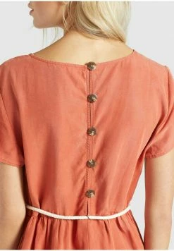 Khujo Asba - Jurk - Terrakotta -Khujo Winkel 4290749156f84e798b9438f8866c73f3