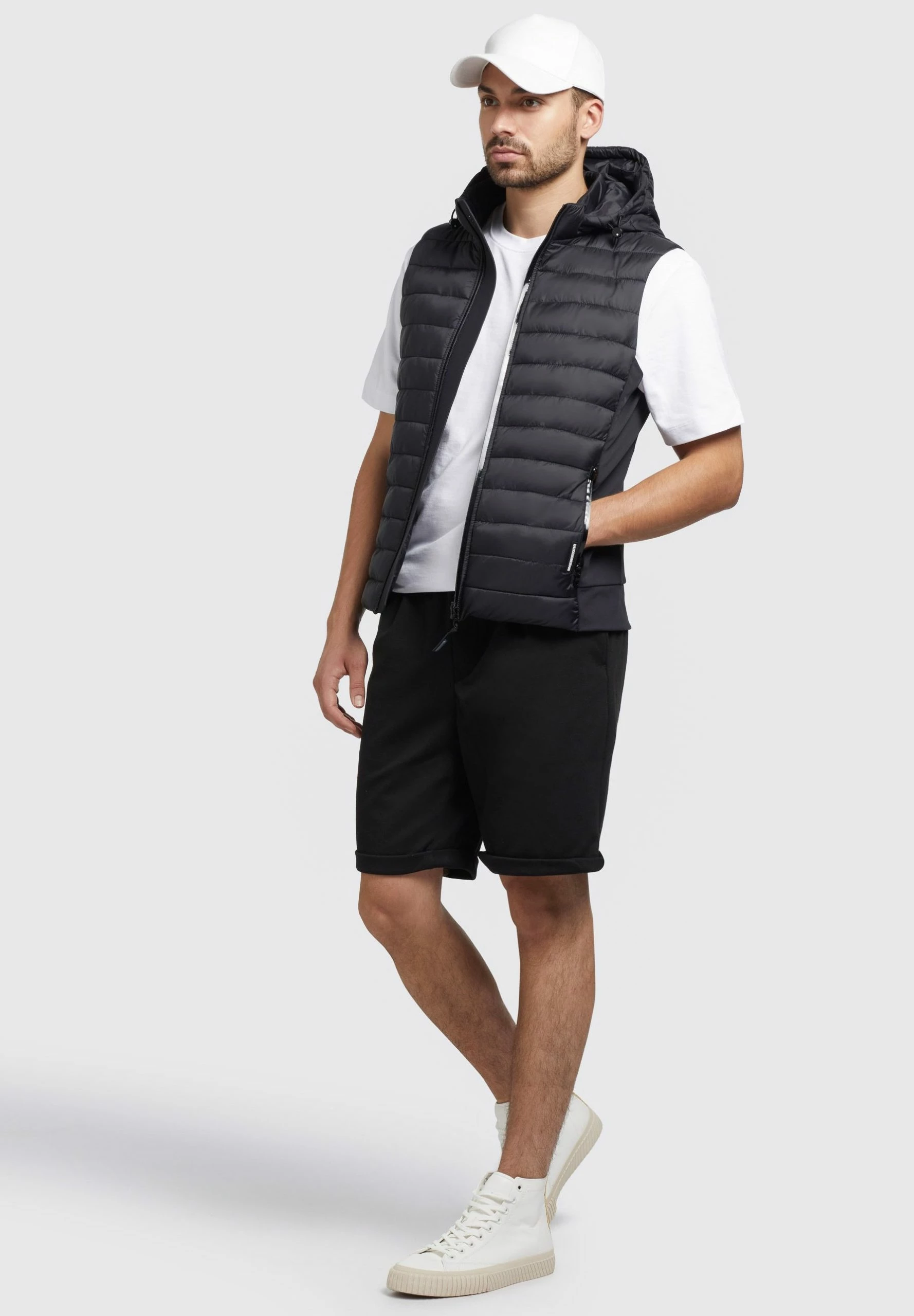 Khujo Wemo Matt - Bodywarmer - Schwarz 8 Khujo Wemo Matt - Bodywarmer - Schwarz - Afbeelding 7