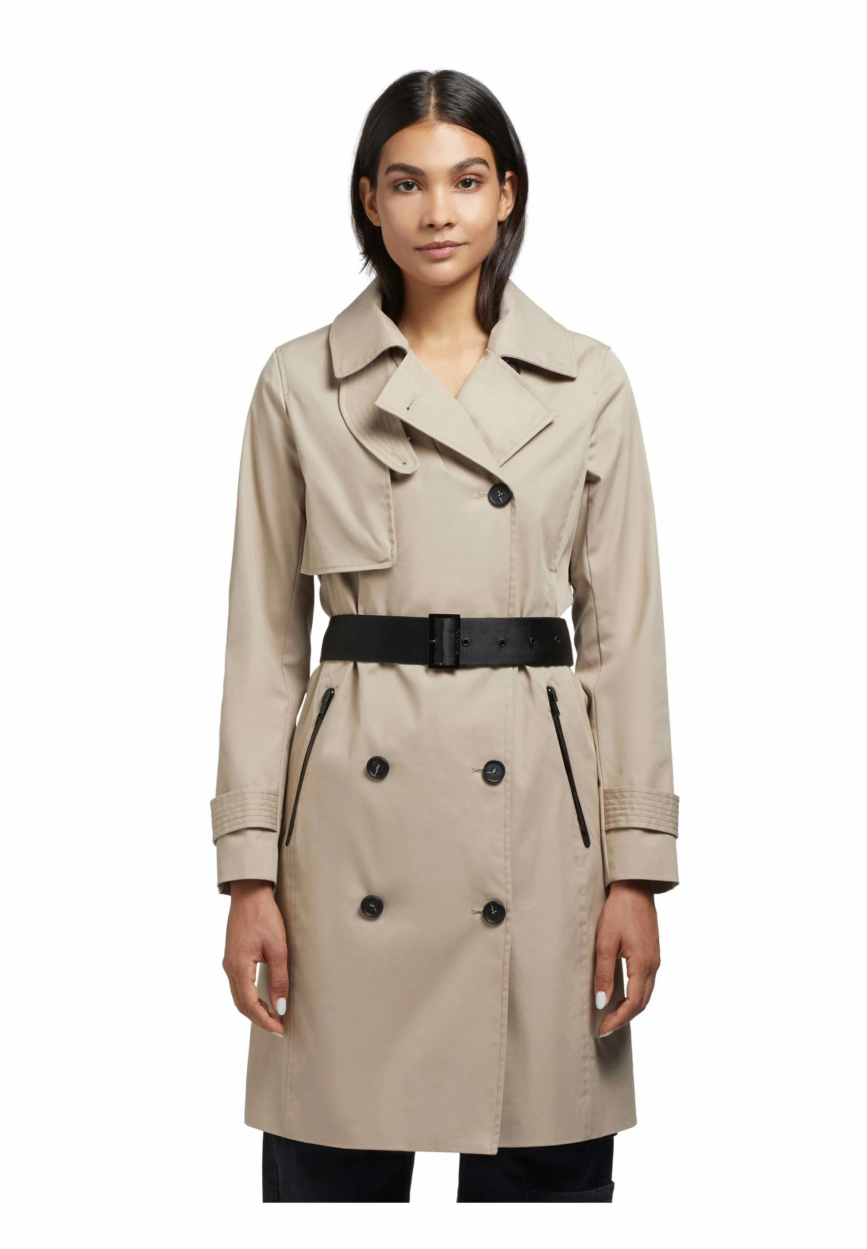 Khujo Trenchcoat - Beige 10 Khujo Trenchcoat - Beige - Afbeelding 8