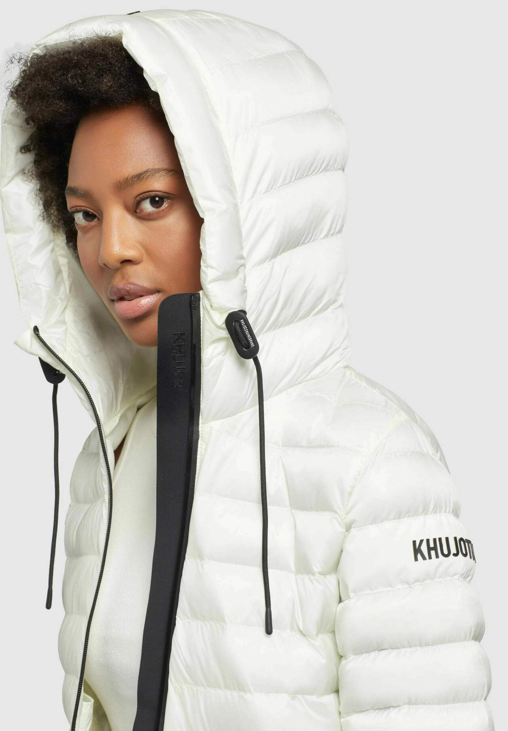 Khujo Lovina4 Shiny - Jas - Cremeweiß 8 Khujo Lovina4 Shiny - Jas - Cremeweiß - Afbeelding 6