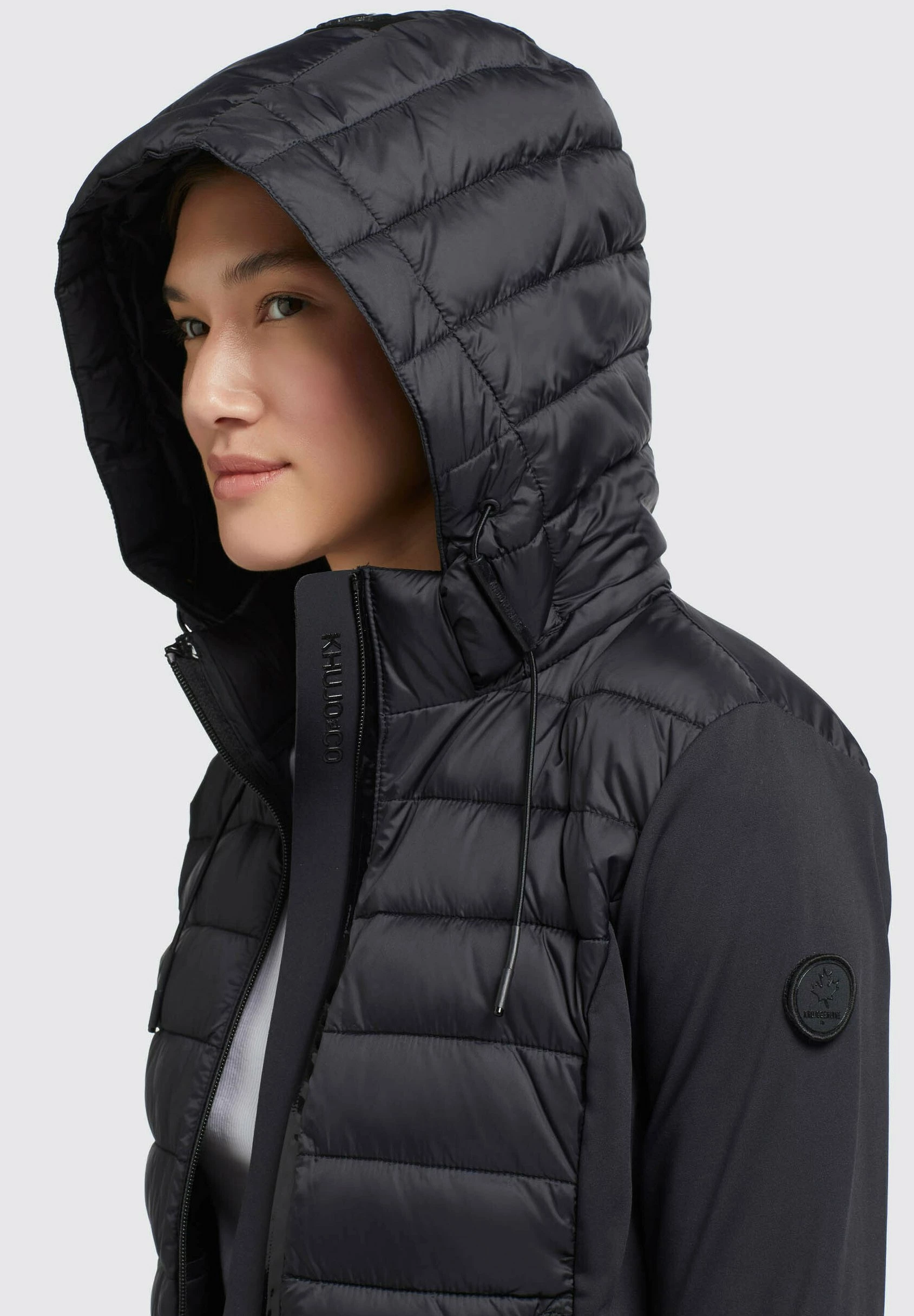 Khujo Ghita Matt - Jas - Schwarz 7 Khujo Ghita Matt - Jas - Schwarz - Afbeelding 5