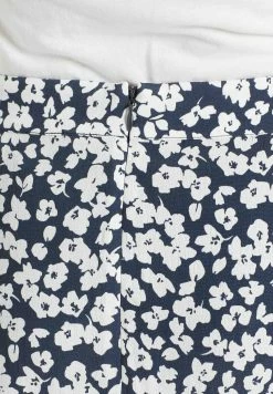 Khujo Undine - A-Lijn Rok - Dunkelblau-Weiß Geblümt -Khujo Winkel 5ff803d71c024e228c3233e0be0236f8