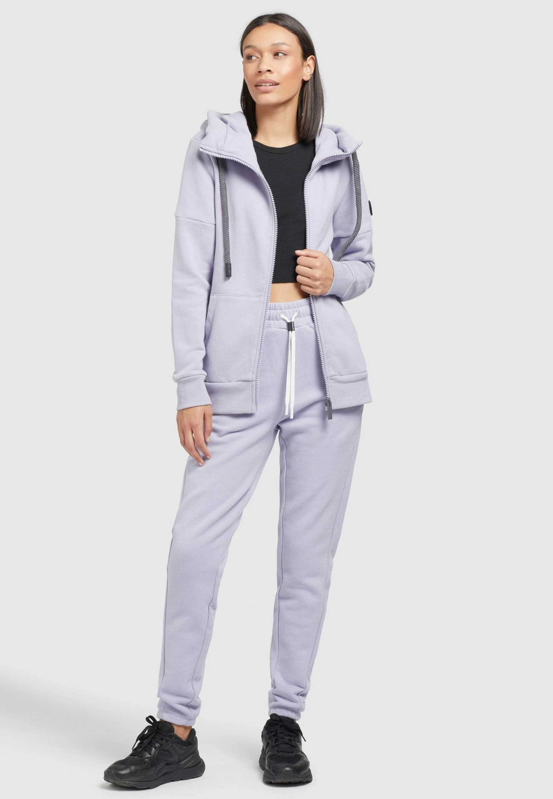 Khujo Salomea - Sweater Met Rits - Flieder 9 Khujo Salomea - Sweater Met Rits - Flieder - Afbeelding 7