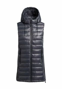 Khujo Becca Shiny - Bodywarmer - Grau -Khujo Winkel 6643bd7e7ab44af9af573419feb86329