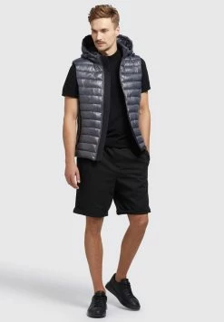 Khujo Wemo Shiny - Bodywarmer - Grau -Khujo Winkel 698b108cdfad430eb20840d1bd7025d9