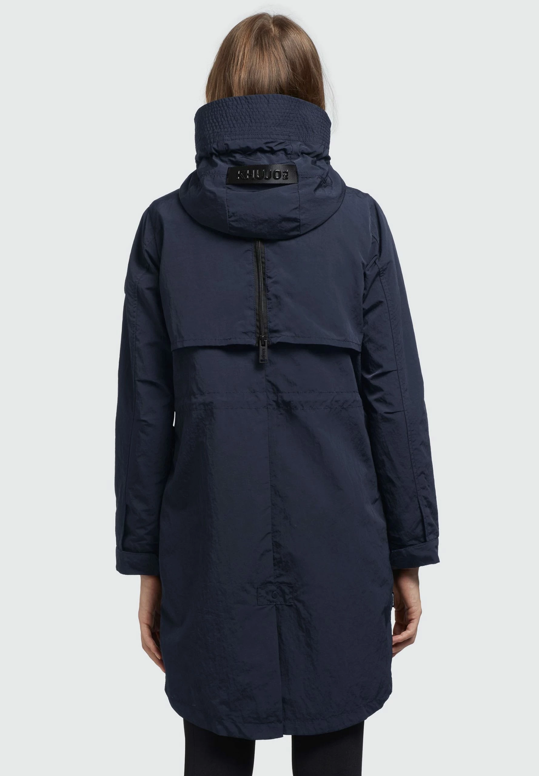 Khujo Adda - Halflange Jas - Dunkelblau 5 Khujo Adda - Halflange Jas - Dunkelblau - Afbeelding 3