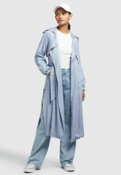 Khujo Garda - Trenchcoat - Blau -Khujo Winkel 6cfada5e3c594e42bdff5394741a54d0