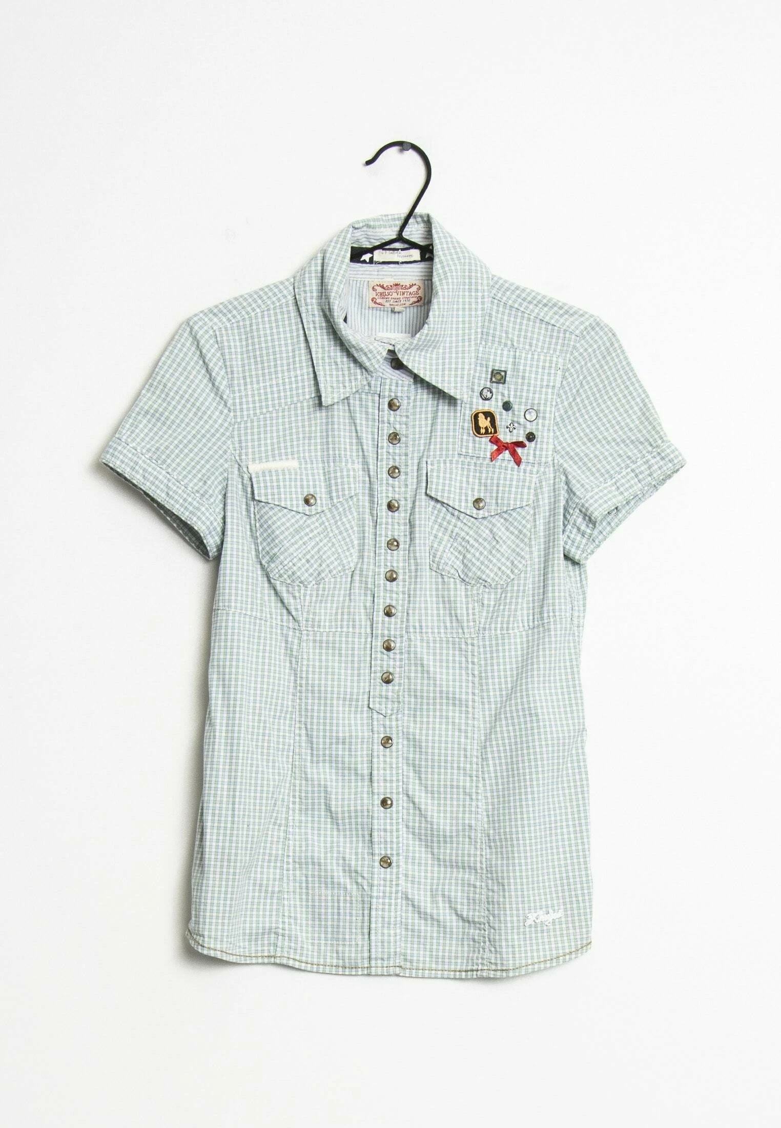 Khujo Overhemdblouse - Green 3 Khujo Overhemdblouse - Green