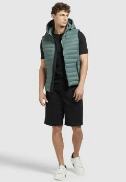Khujo Wemo Matt - Bodywarmer - Türkis -Khujo Winkel 70cd5265053340c8a7e9c3ec3cb3a1d8