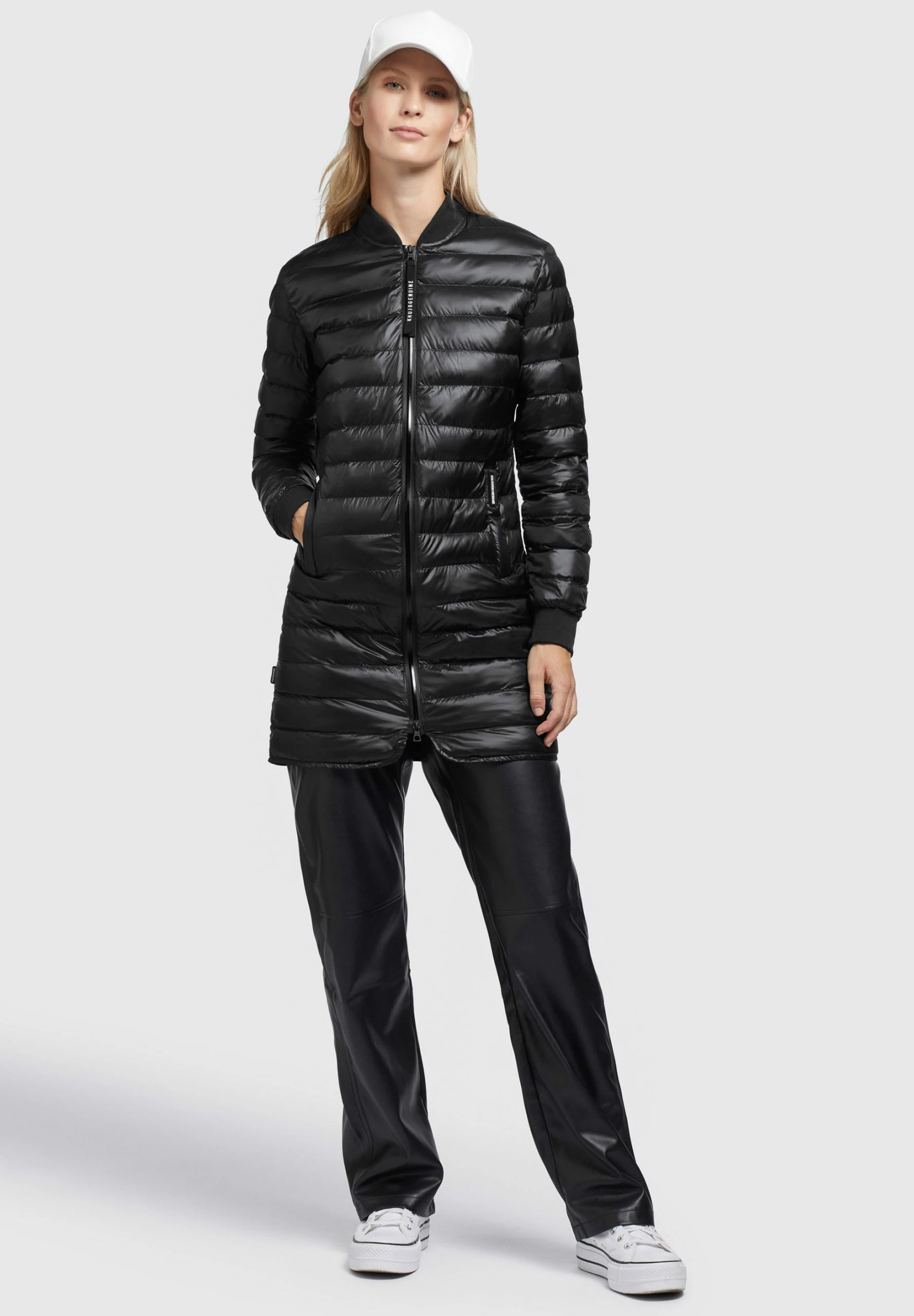 Khujo Greta Shiny - Jas - Schwarz 4 Khujo Greta Shiny - Jas - Schwarz - Afbeelding 2