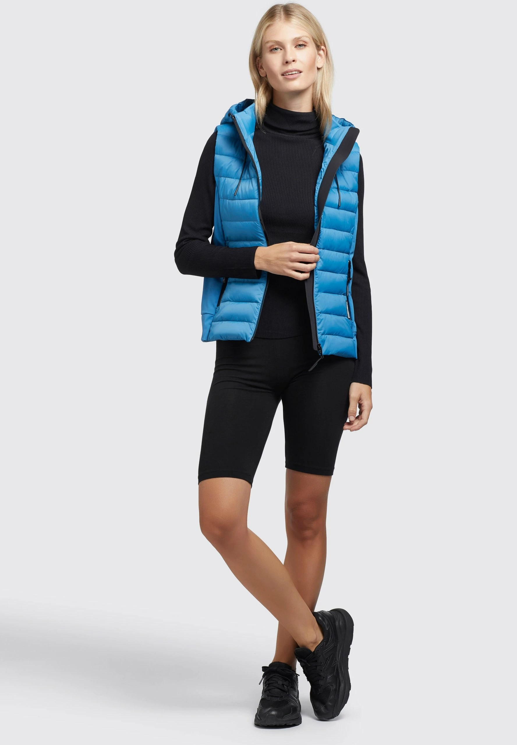 Khujo Fabia Matt - Bodywarmer - Blau 4 Khujo Fabia Matt - Bodywarmer - Blau - Afbeelding 2