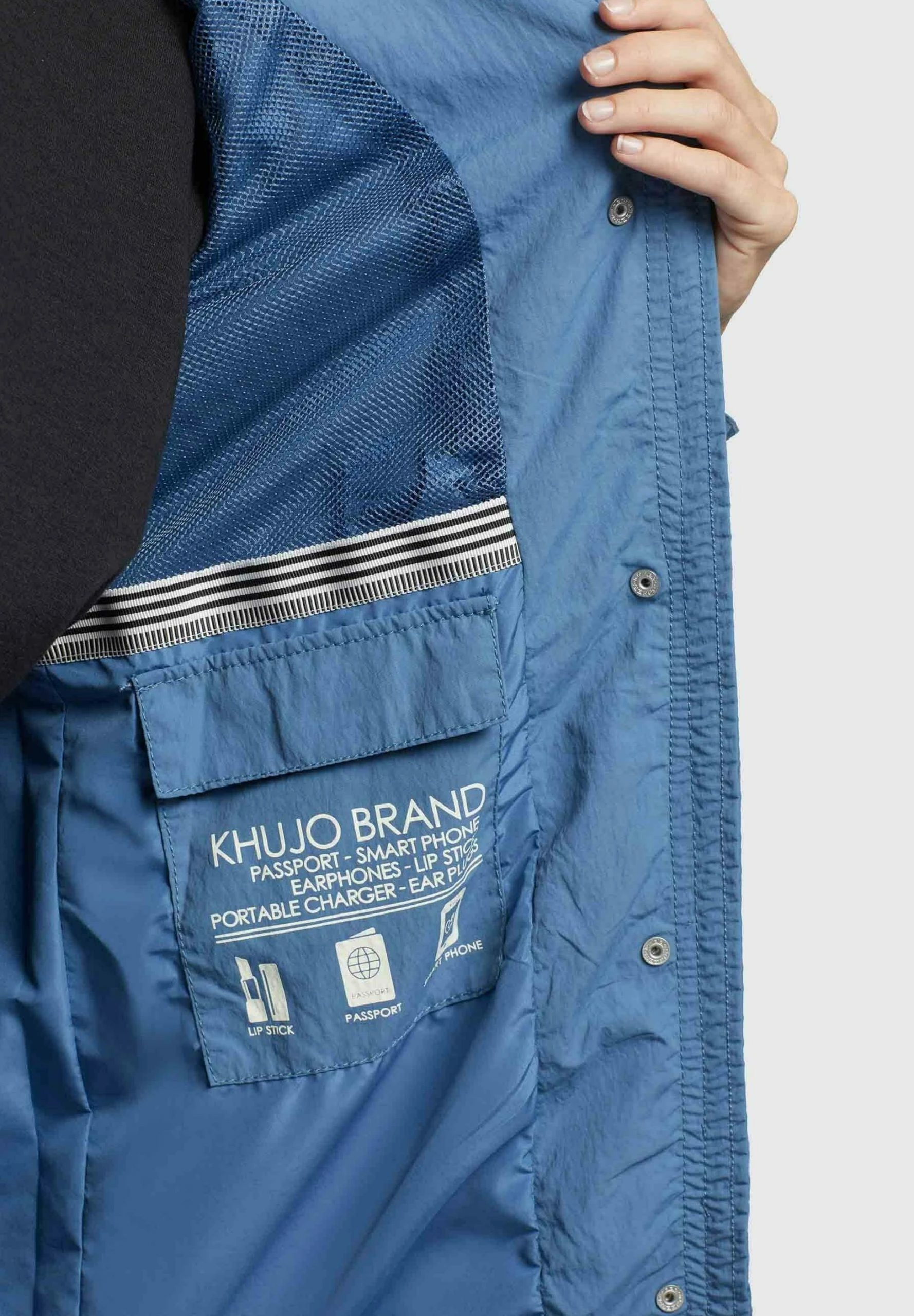 Khujo Adda - Halflange Jas - Blau 6 Khujo Adda - Halflange Jas - Blau - Afbeelding 4