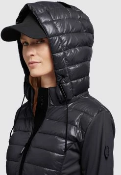 Khujo Ghita Shiny - Jas - Schwarz -Khujo Winkel 7c363378061043ca883ce76bdbb9cacd