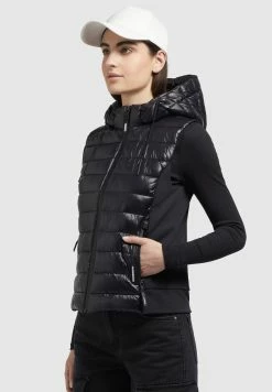 Khujo Fabia Shiny - Bodywarmer - Schwarz -Khujo Winkel 7dc8a0662c9d45f7bccb499cdbe62936