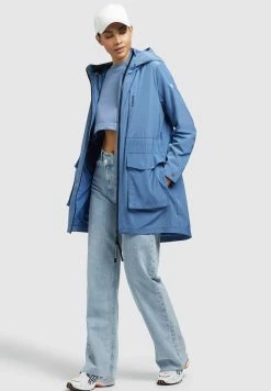 Khujo Mantel Ging - Halflange Jas - Blau 17 Khujo Mantel Ging - Halflange Jas - Blau -Khujo Winkel 821fba3294d842b49de921c484e92ff7