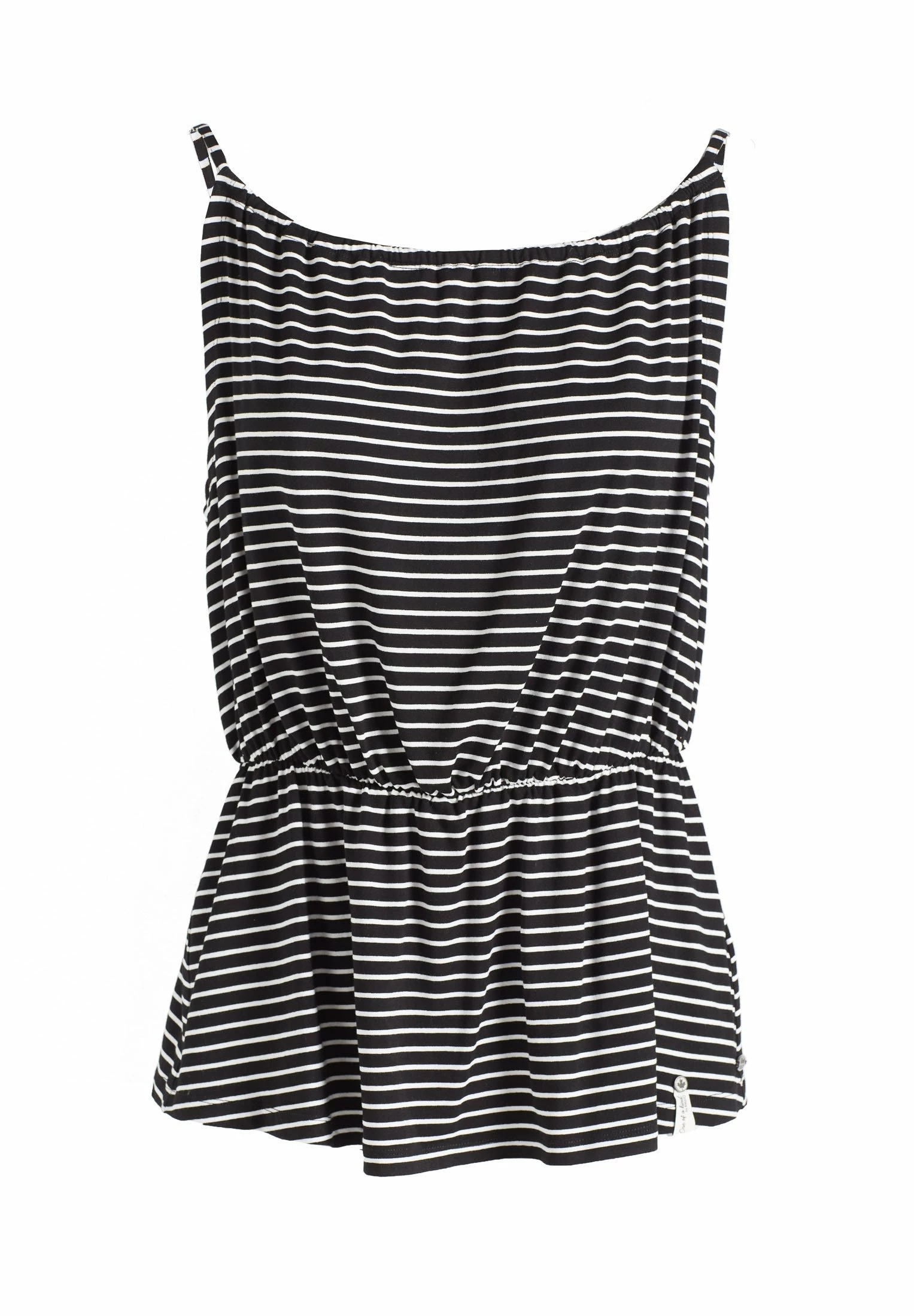 Khujo Valda - Top - Schwarz-Weiß Gestreift 12 Khujo Valda - Top - Schwarz-Weiß Gestreift - Afbeelding 10