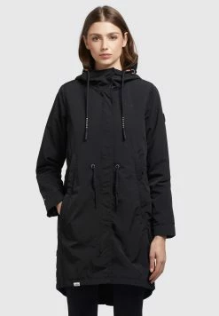 Khujo Adda - Halflange Jas - Schwarz