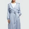 Khujo Garda - Trenchcoat - Blau -Khujo Winkel 8963fdfe0de149fe9463fd00e4232649