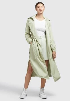 Khujo Garda - Trenchcoat - Blassgrün -Khujo Winkel 8da25fb32a8b49a99881499e001bd332