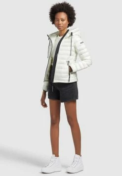 Khujo Lovina4 Shiny - Jas - Cremeweiß 13 Khujo Lovina4 Shiny - Jas - Cremeweiß -Khujo Winkel 937066f709c644a9bda1cb1a932f8832