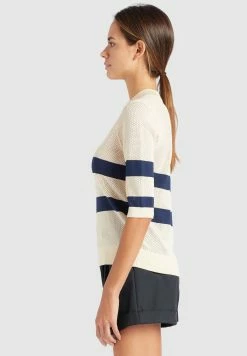 Khujo Chumane - T-Shirt Print - Sand/Dark Blue 13 Khujo Chumane - T-Shirt Print - Sand/Dark Blue -Khujo Winkel 94366046702941ffbecddc1f450aeddc