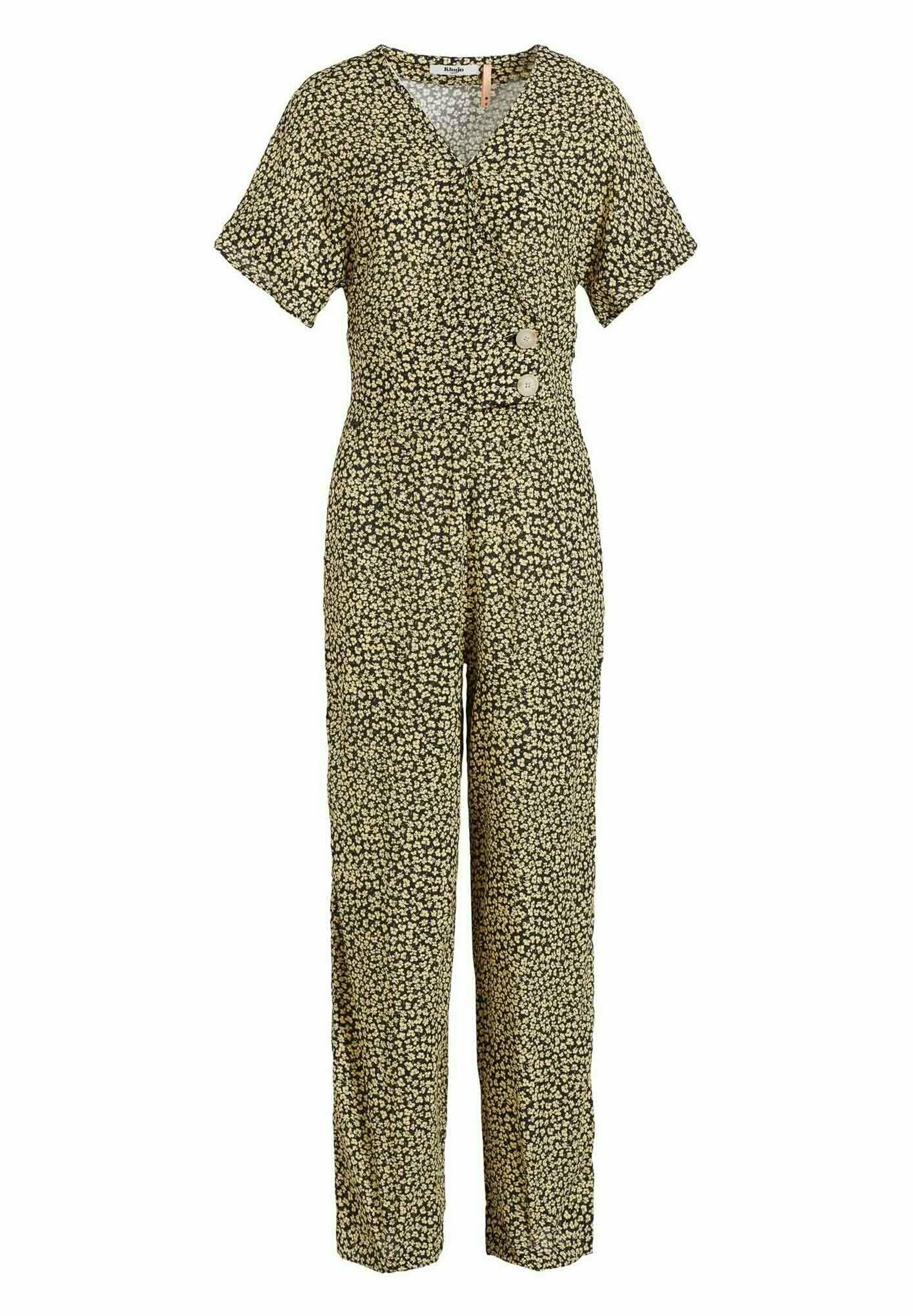 Khujo Borgia - Jumpsuit - Schwarz-Gelb Geblümt 10 Khujo Borgia - Jumpsuit - Schwarz-Gelb Geblümt - Afbeelding 8