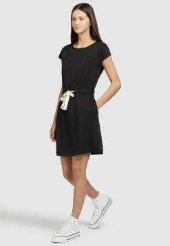 Khujo Hediye - Jurk - Schwarz -Khujo Winkel 97ab173fe15143f78b3a0d7c0001b182