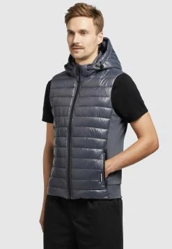 Khujo Wemo Shiny - Bodywarmer - Grau -Khujo Winkel 9b543eeefbf7473895764e54db8ff74a