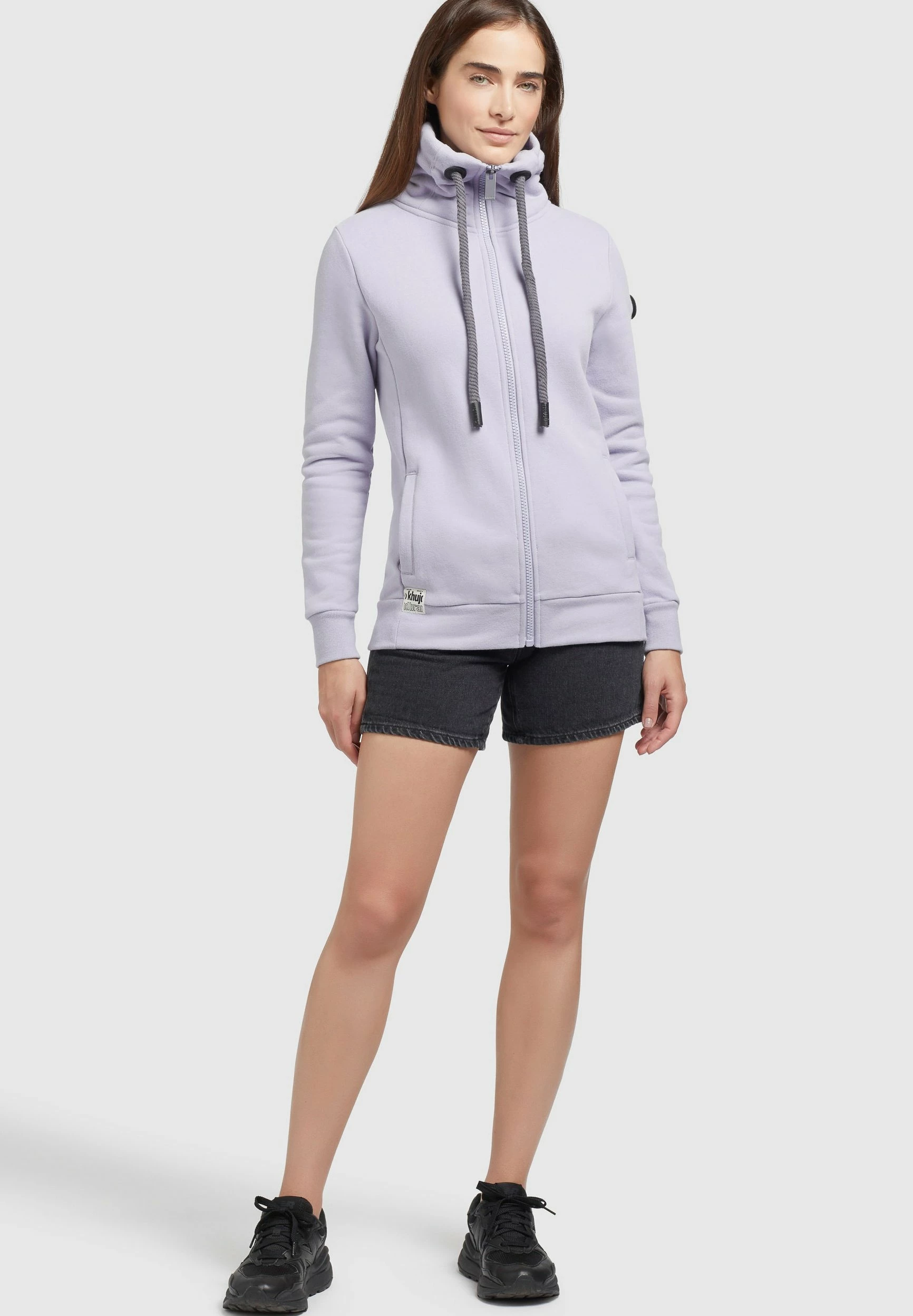 Khujo Tosta - Sweater Met Rits - Flieder 4 Khujo Tosta - Sweater Met Rits - Flieder - Afbeelding 2