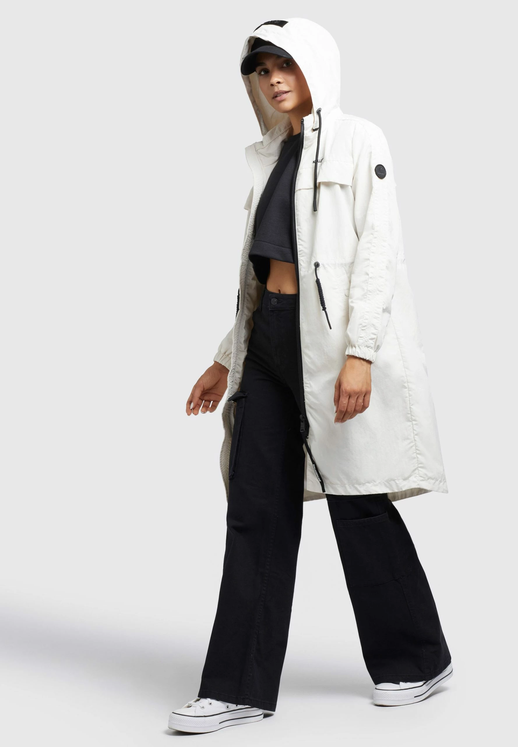 Khujo Mantel Voya3 - Parka - Naturweiß 6 Khujo Mantel Voya3 - Parka - Naturweiß - Afbeelding 4