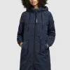 Khujo Mantel Voya3 - Parka - Dunkelblau -Khujo Winkel ac2aef62e79c439f971610ac015a5a03