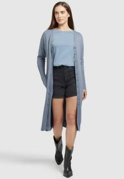 Khujo Elina - Halflange Jas - Blau -Khujo Winkel af343390f6ab469ab9252271b40ff242