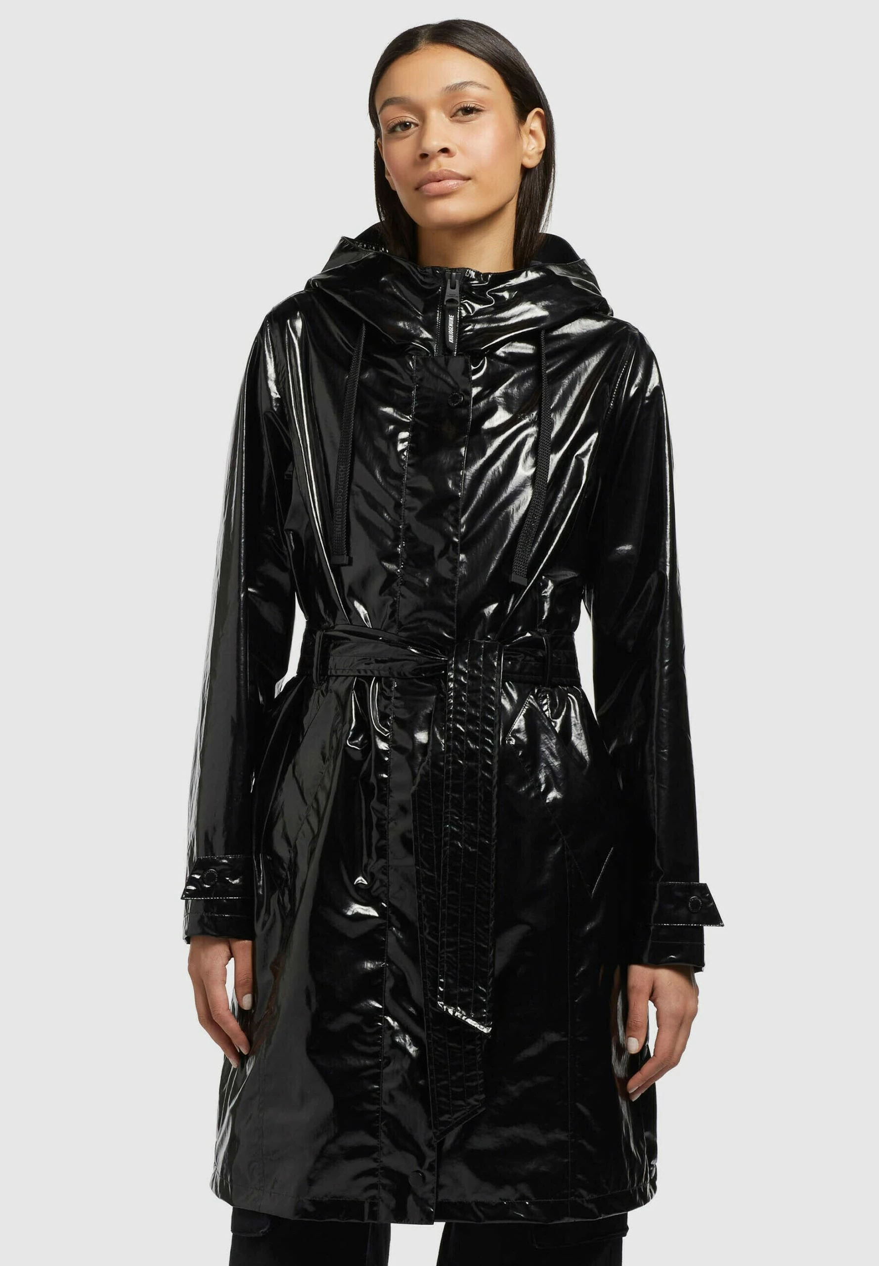 Khujo Alecia - Trenchcoat - Schwarz 3 Khujo Alecia - Trenchcoat - Schwarz